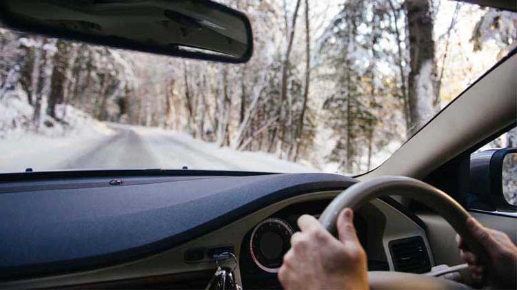 Driving in the snow